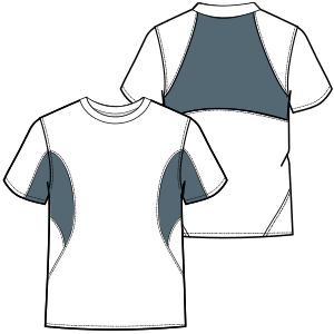 Fashion sewing patterns for MEN T-Shirts Tennis T-Shirt 2892